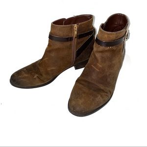 Franco Sarto Women’s Brown Ankle Bootie